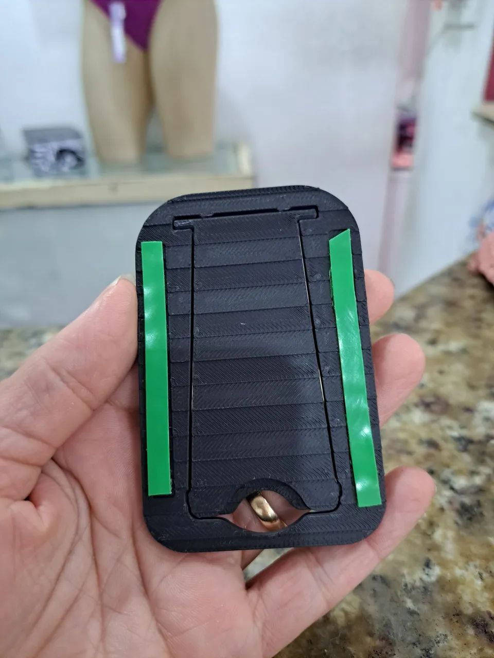  Suporte  Basico para Celular 3D Print PRETO  - Foto 2