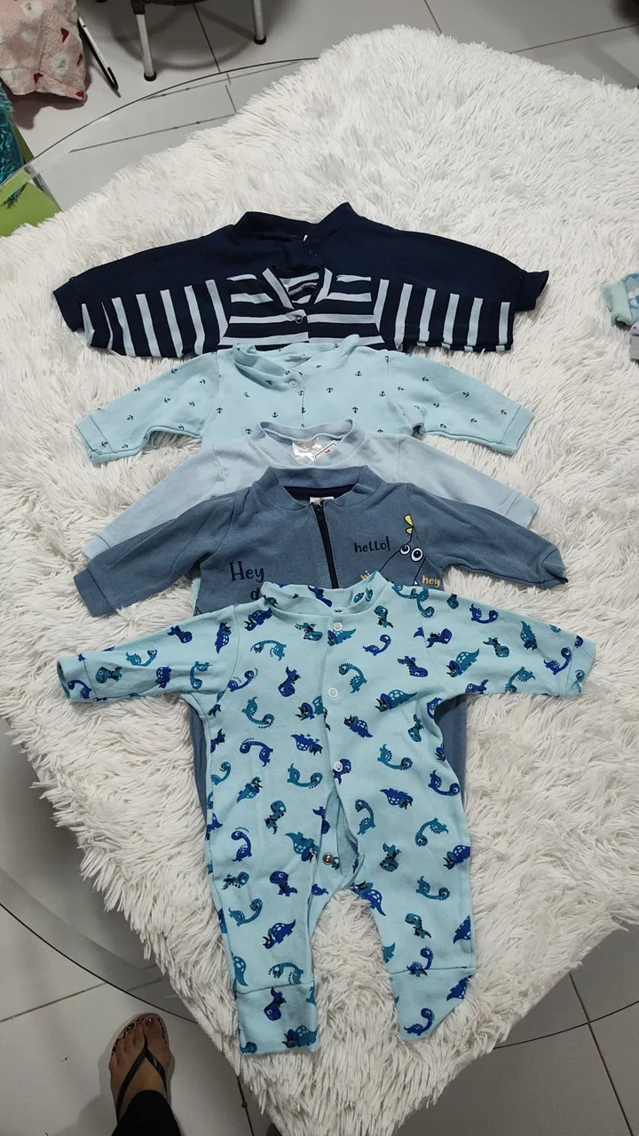 Combo de Macacões para Bebê - Conforto e Estilo
