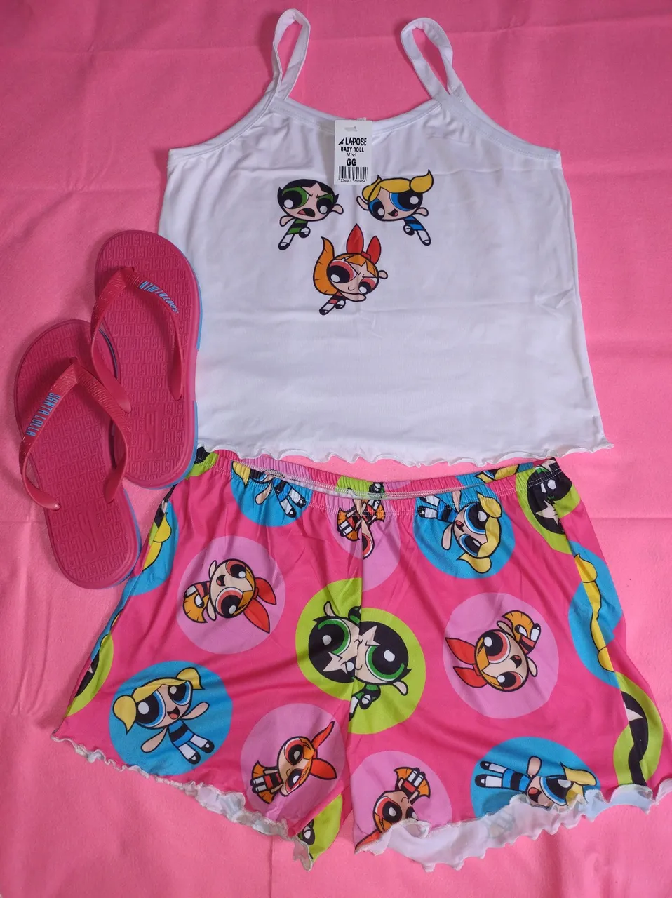Conjunto de Pijama Powerpuff Girls GG