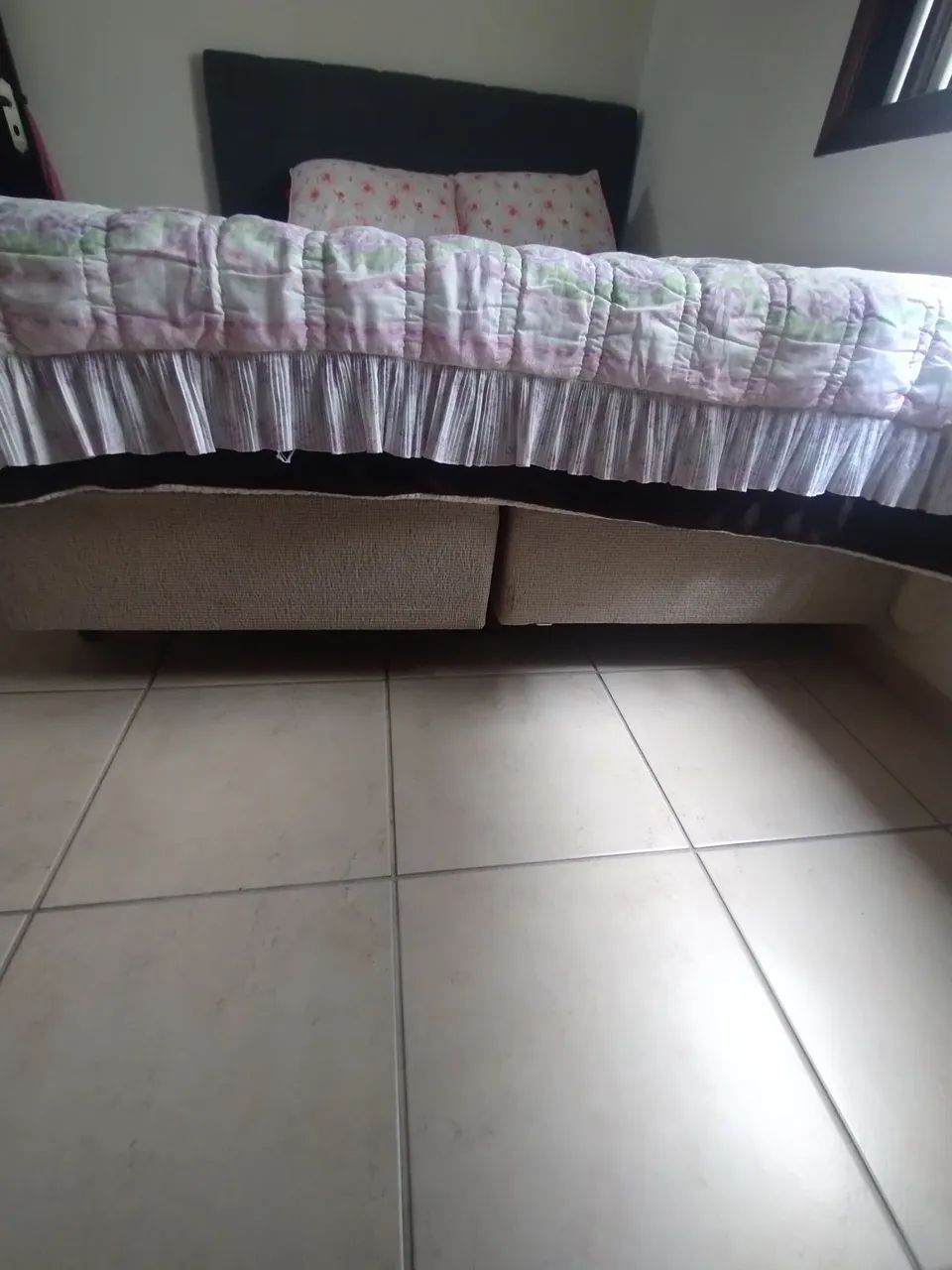 Cama Box Casal com Cabeceira - Plumatex - Molas ensacadas - Foto 2