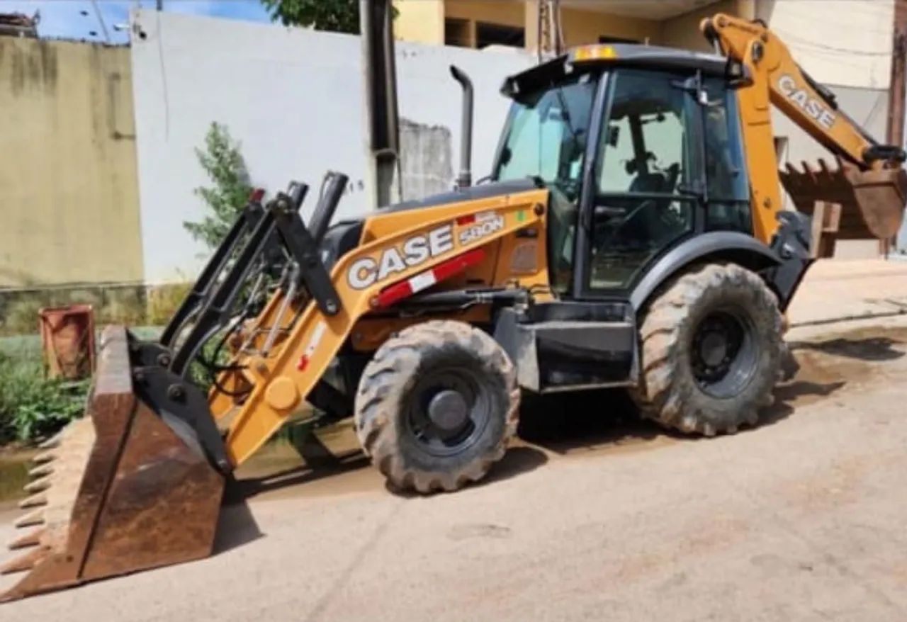 Retroescavadeira case 580n 4x4 ano 2017 - Foto 4
