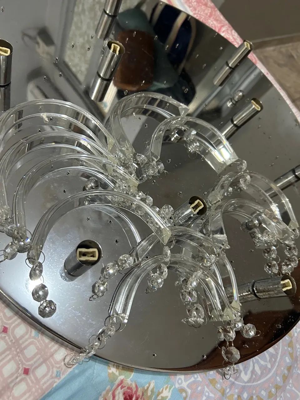 Lustre de Cristal Moderno