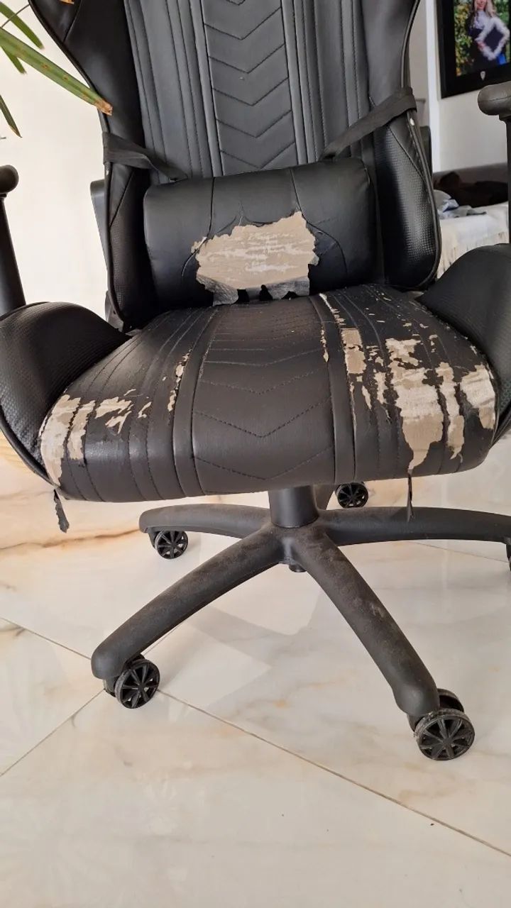 cadeira gamer fortrek hawk preta - Foto 3