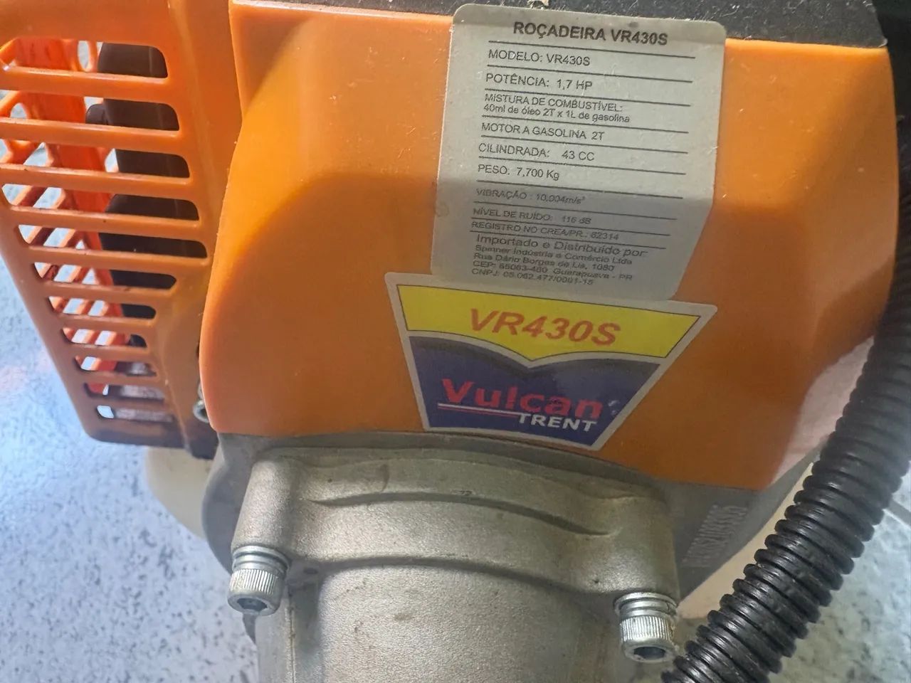 Roçadeira VR430S - 1,7 HP