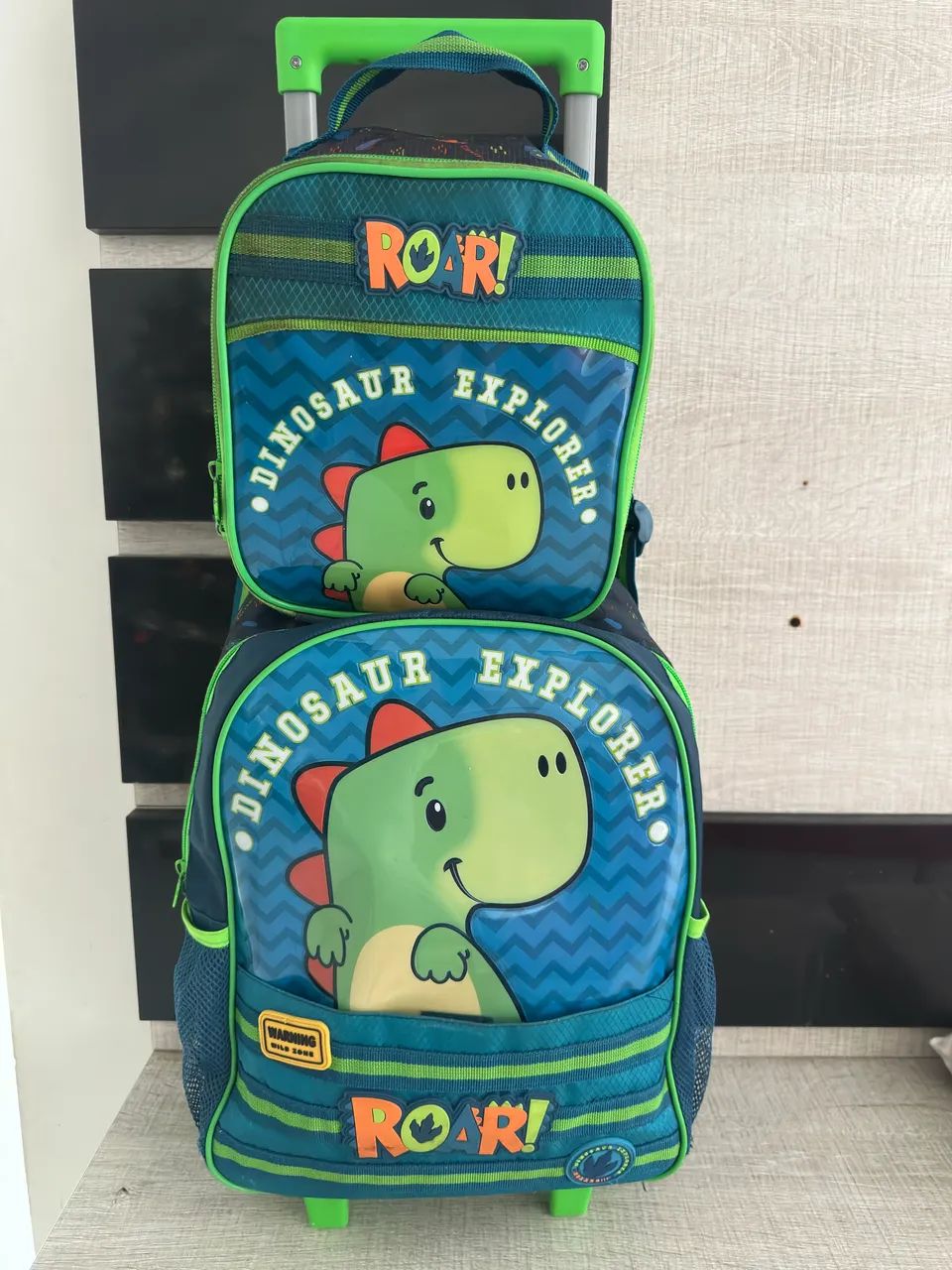 Mochila escolar dino 