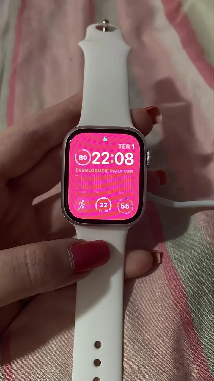 Apple Watch Series 8 41mm cellular estelar perfeito