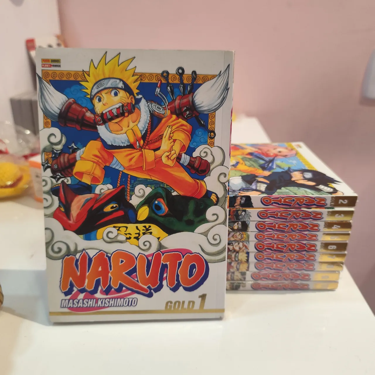Naruto Gold - Mangás 1 ao 10