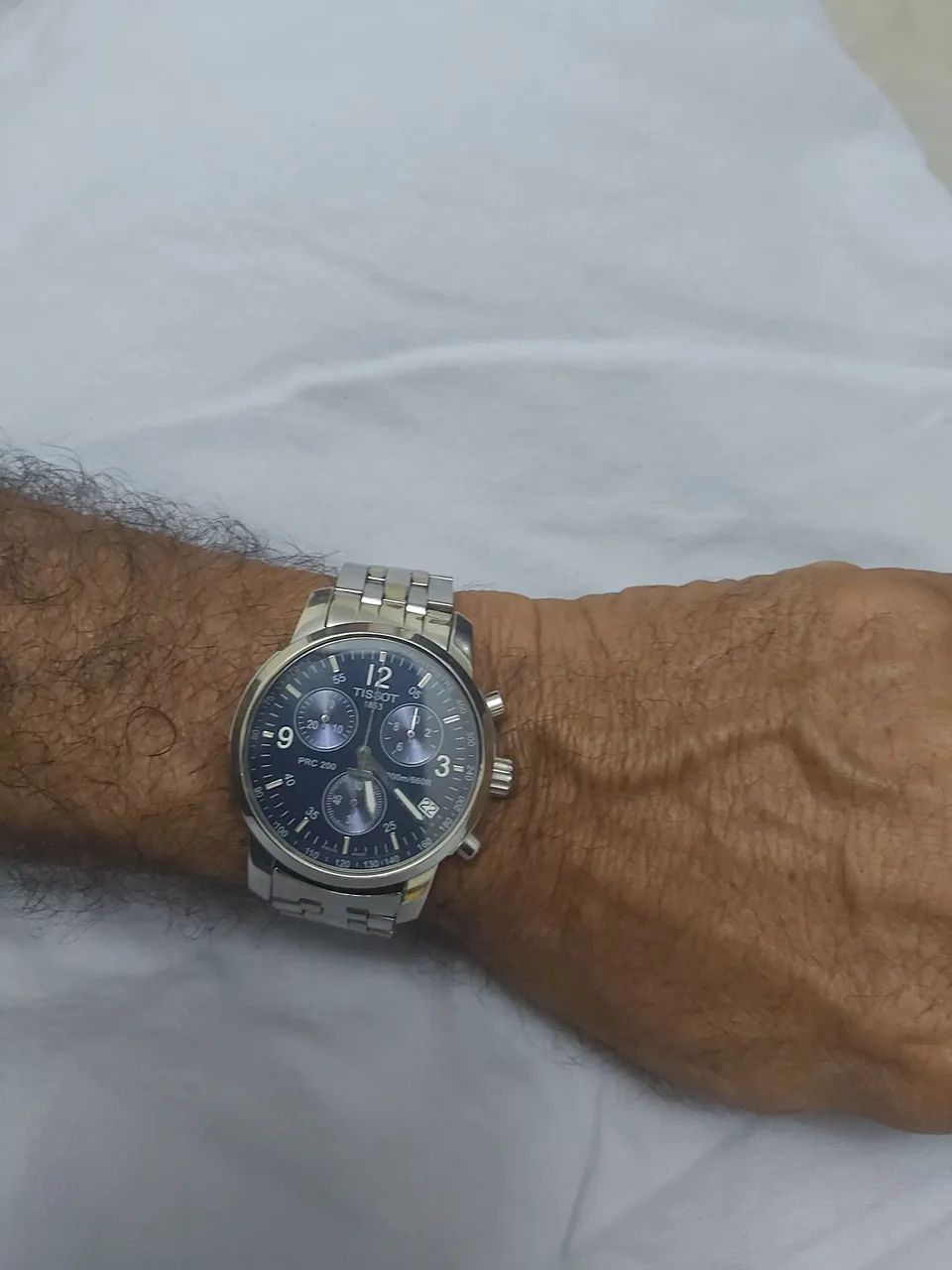 Relógio Tissot PRC 200 original mostrador azul - Foto 3