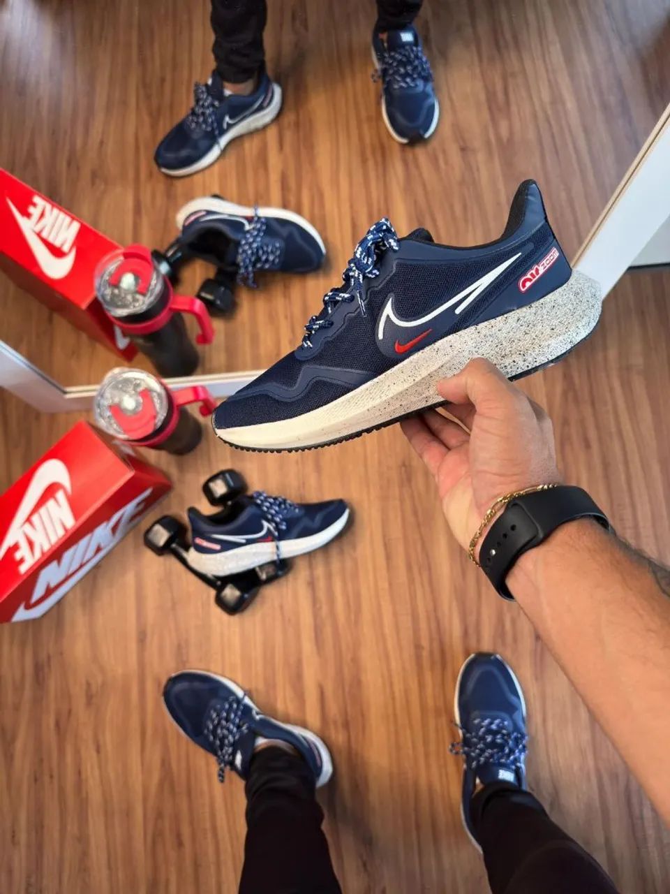 Tênis Nike Azul com detalhes