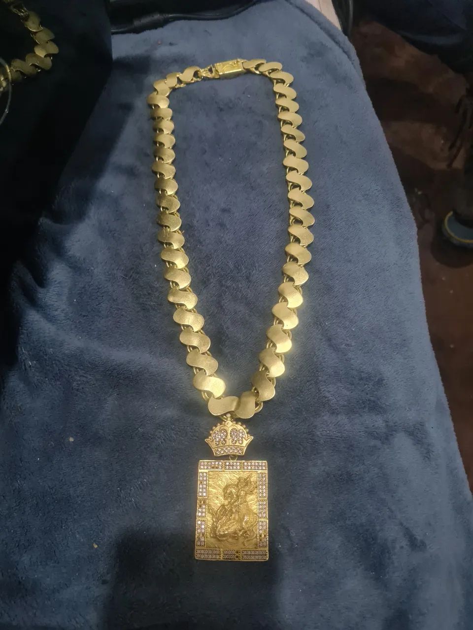 Corente de moeda mais pingente Acessórios Calafate, Belo