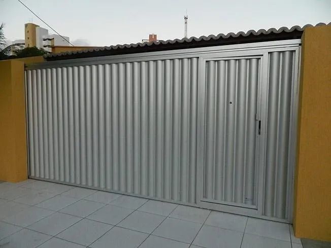 FABRICAMOS SOBRE MEDIDAS PORTÕES PORTAS JANELAS EM ALUMÍNIO FOSCO BRANCO PRETO