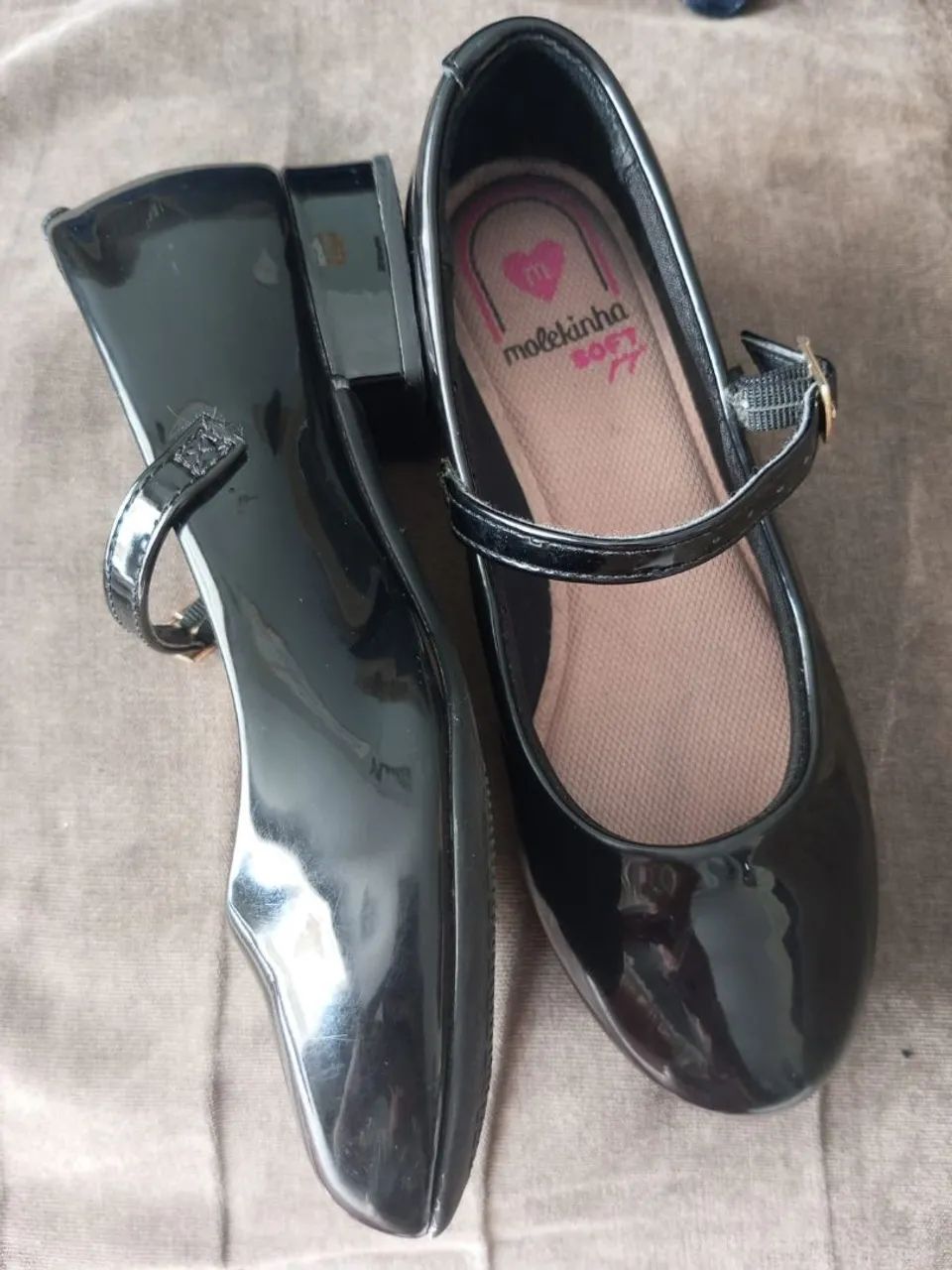 Sapato Molekinha boneca 30