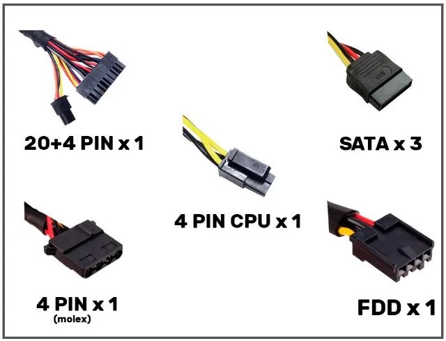Fonte De Alimentação Para Computador Desktop Atx Nox Lite010 500w 220v Nova - Foto 4