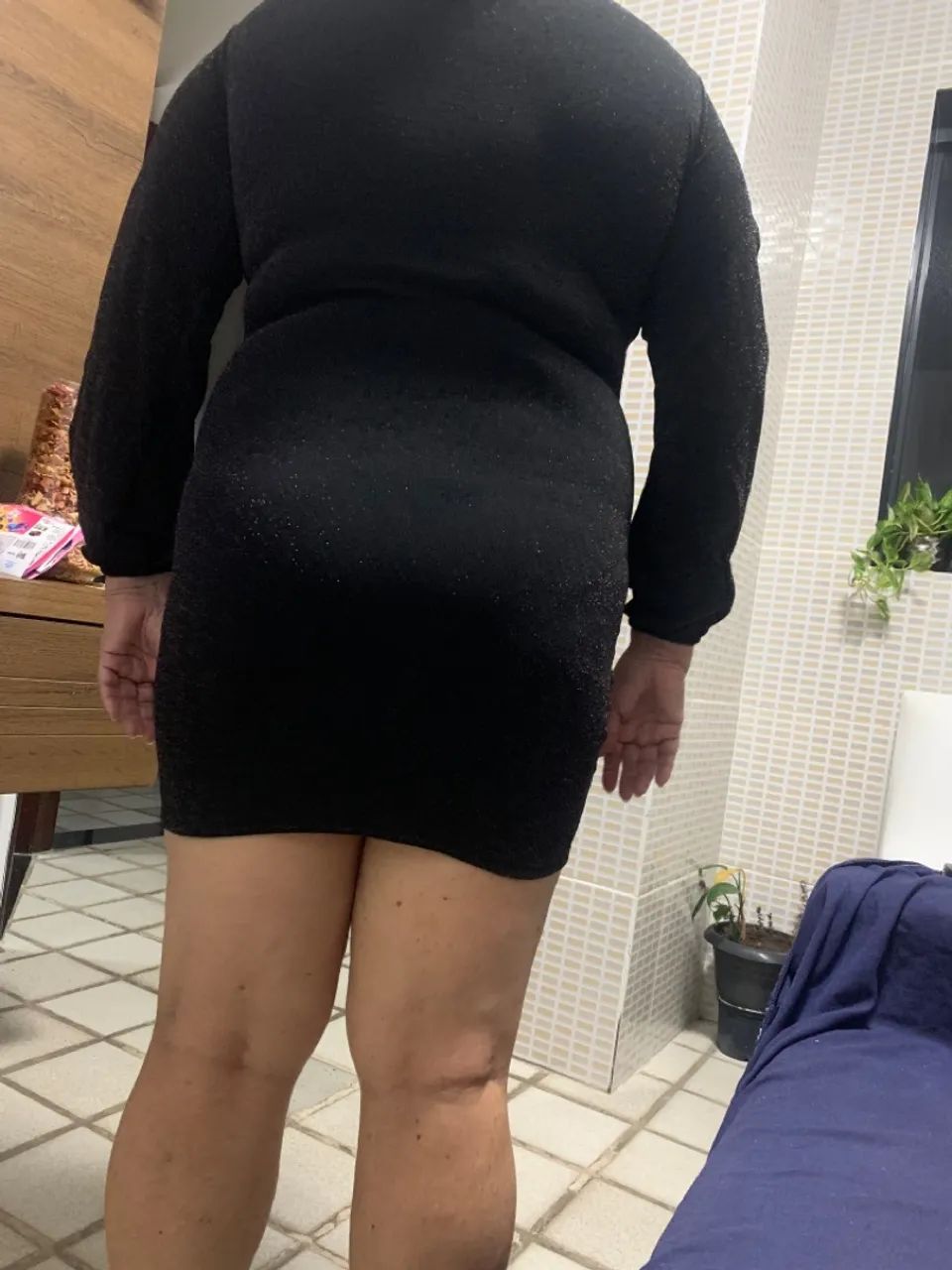 Vestido Preto Festas Manga Longa - Foto 2