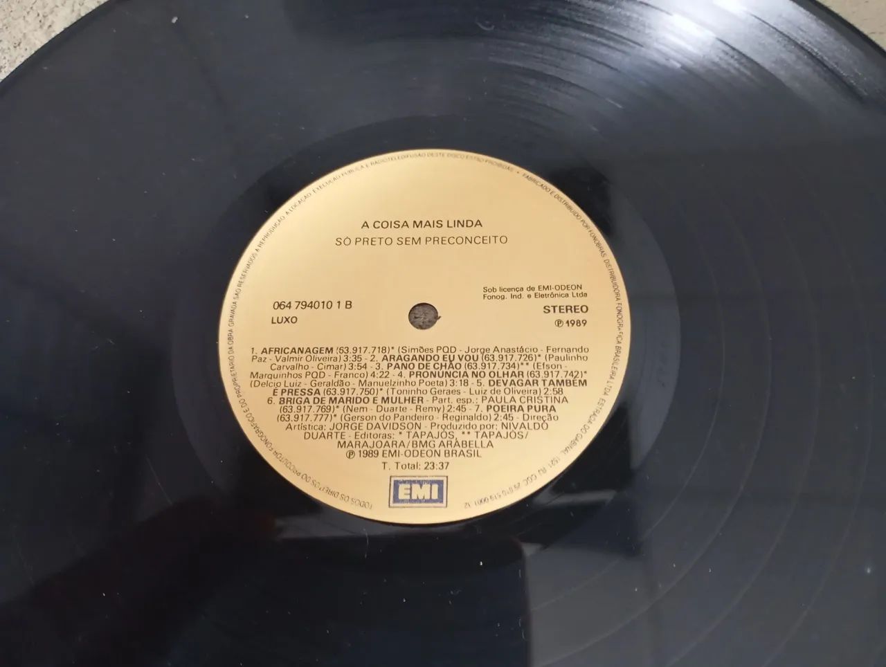 Lp Disco Vinil SÓ PRETO SEM PRECONCEITO - com Encarte  - Foto 4