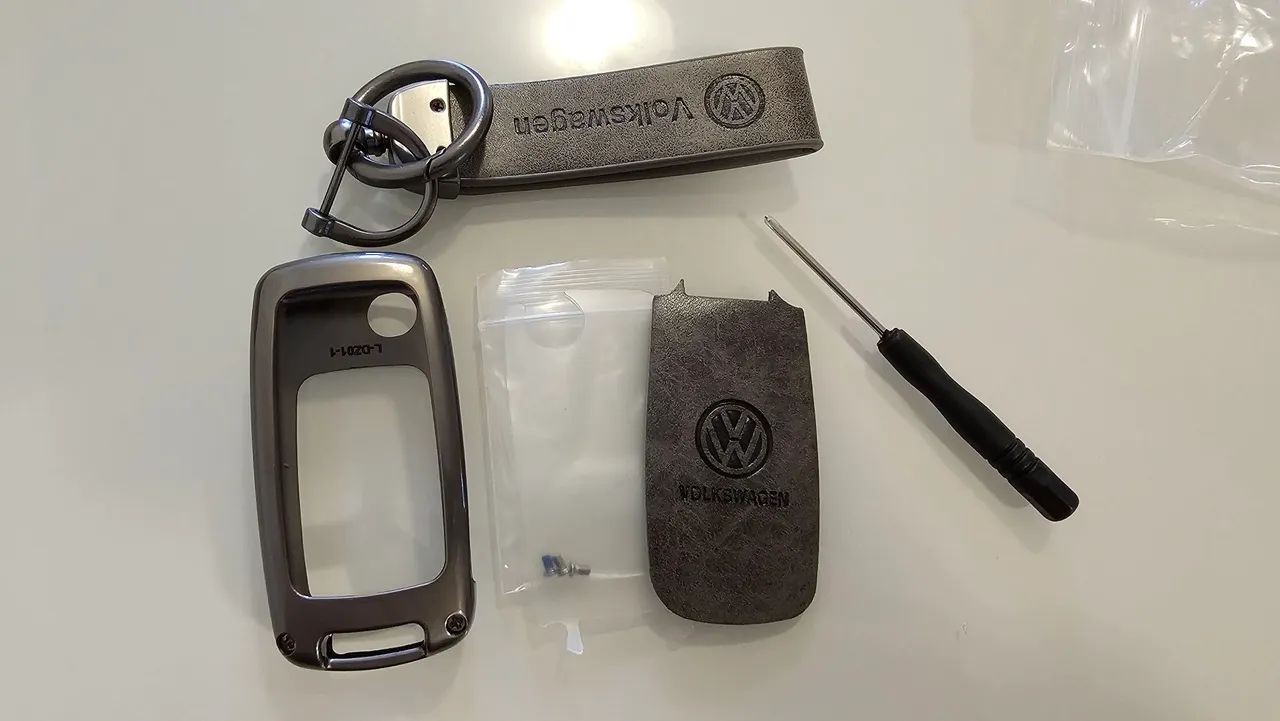 Capa Chave VW Golf 7 - Cinza
