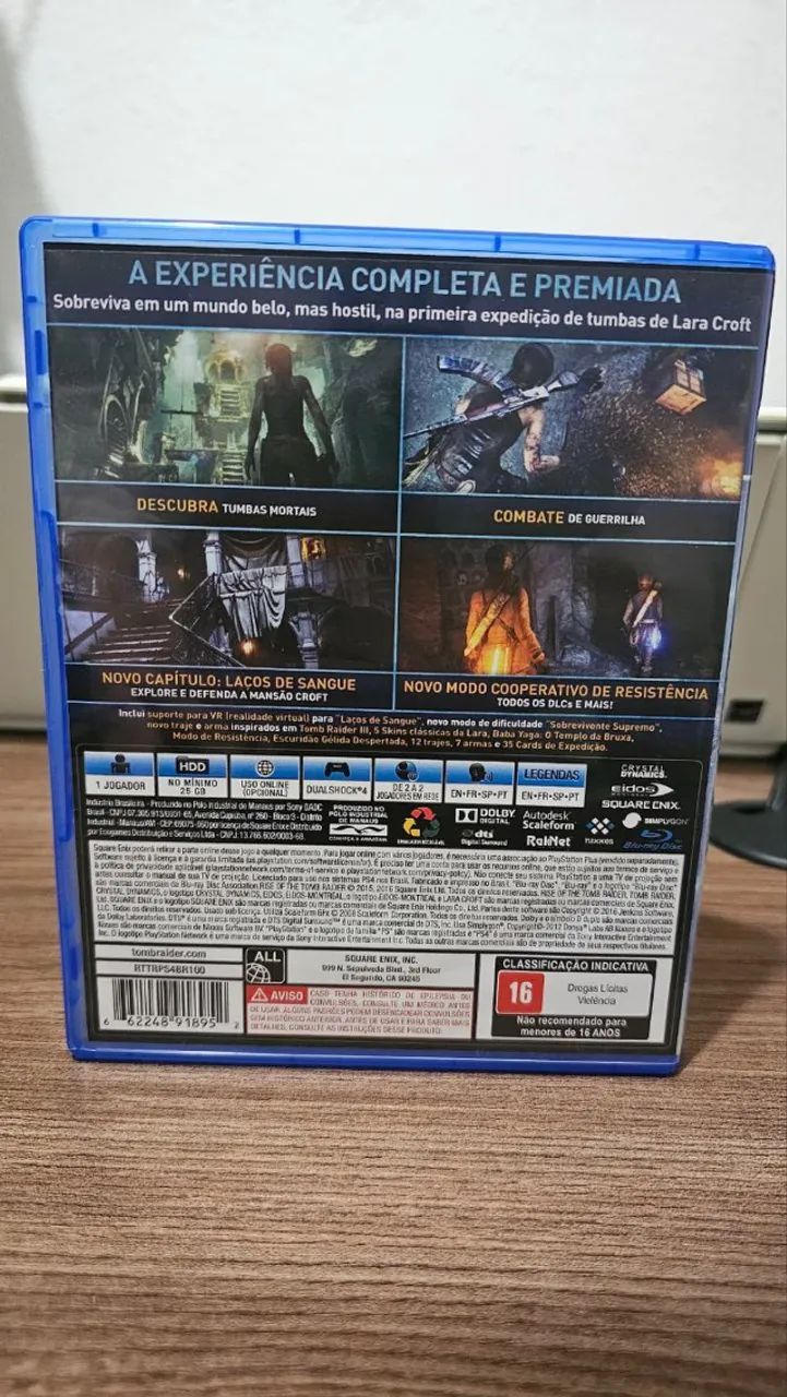 Jogo Rise of the Tomb Raider - Comemoração de 20 anos - PS4 - Foto 2