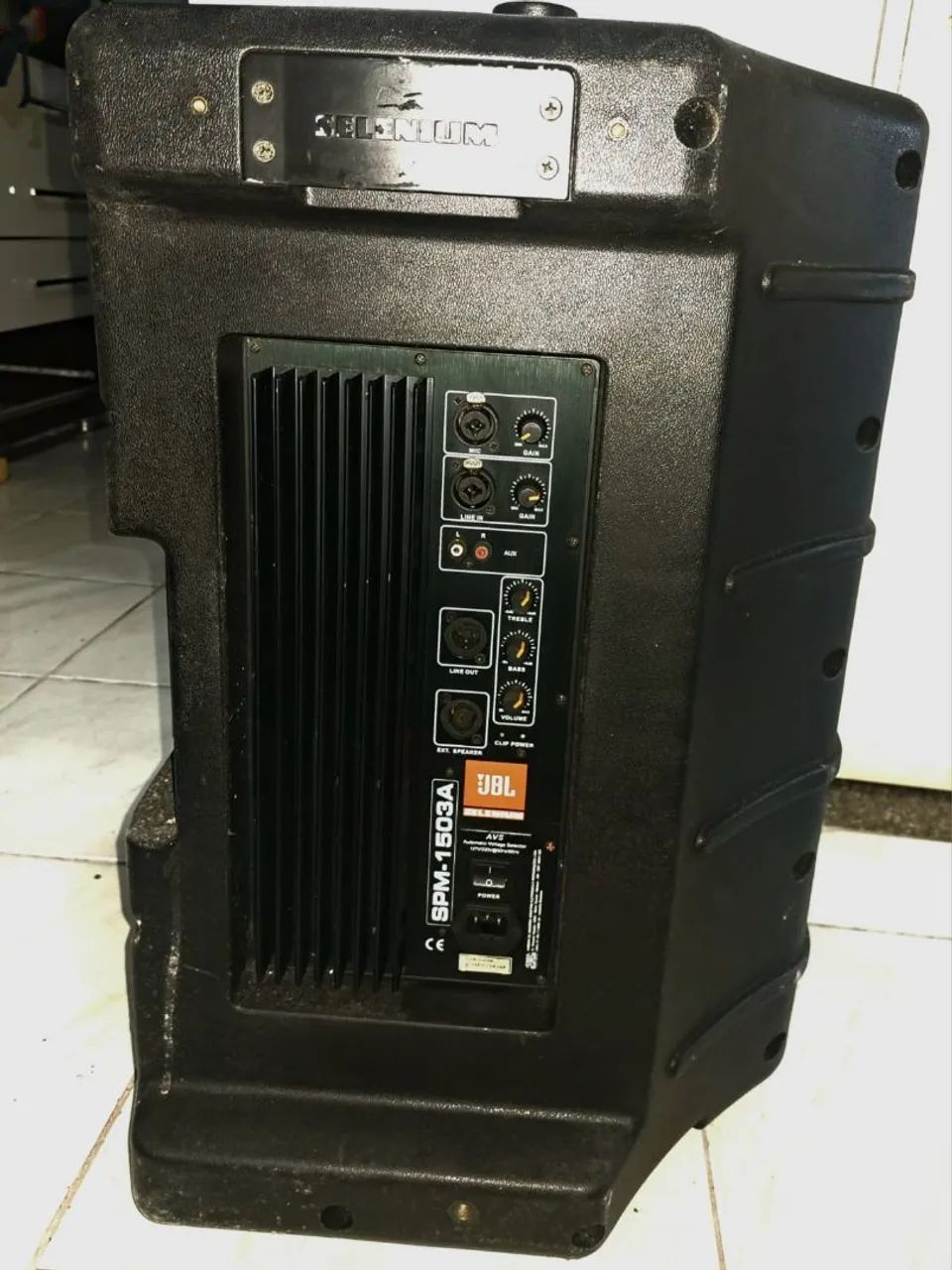 Vendo par de caixas selenium  uma ativa e outra passiva  15 polegadas 