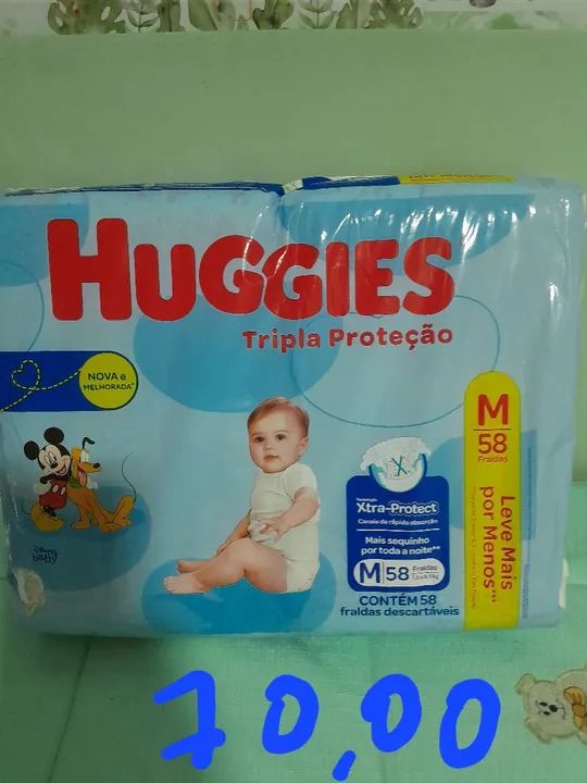 LOTE DE FRALDAS DESCARTÁVEIS  - Foto 2