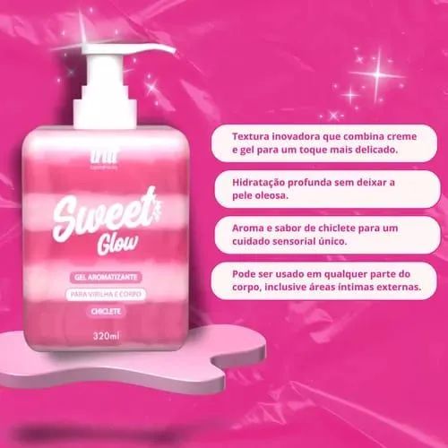 Creme para o corpo Sweet Glow - Chiclete