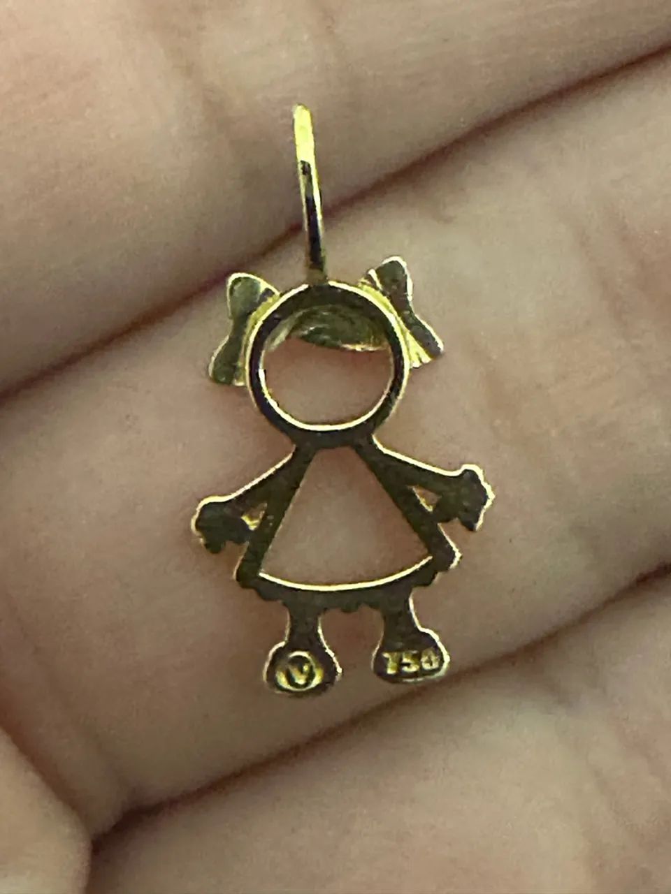 Pingente ouro menina Vivara