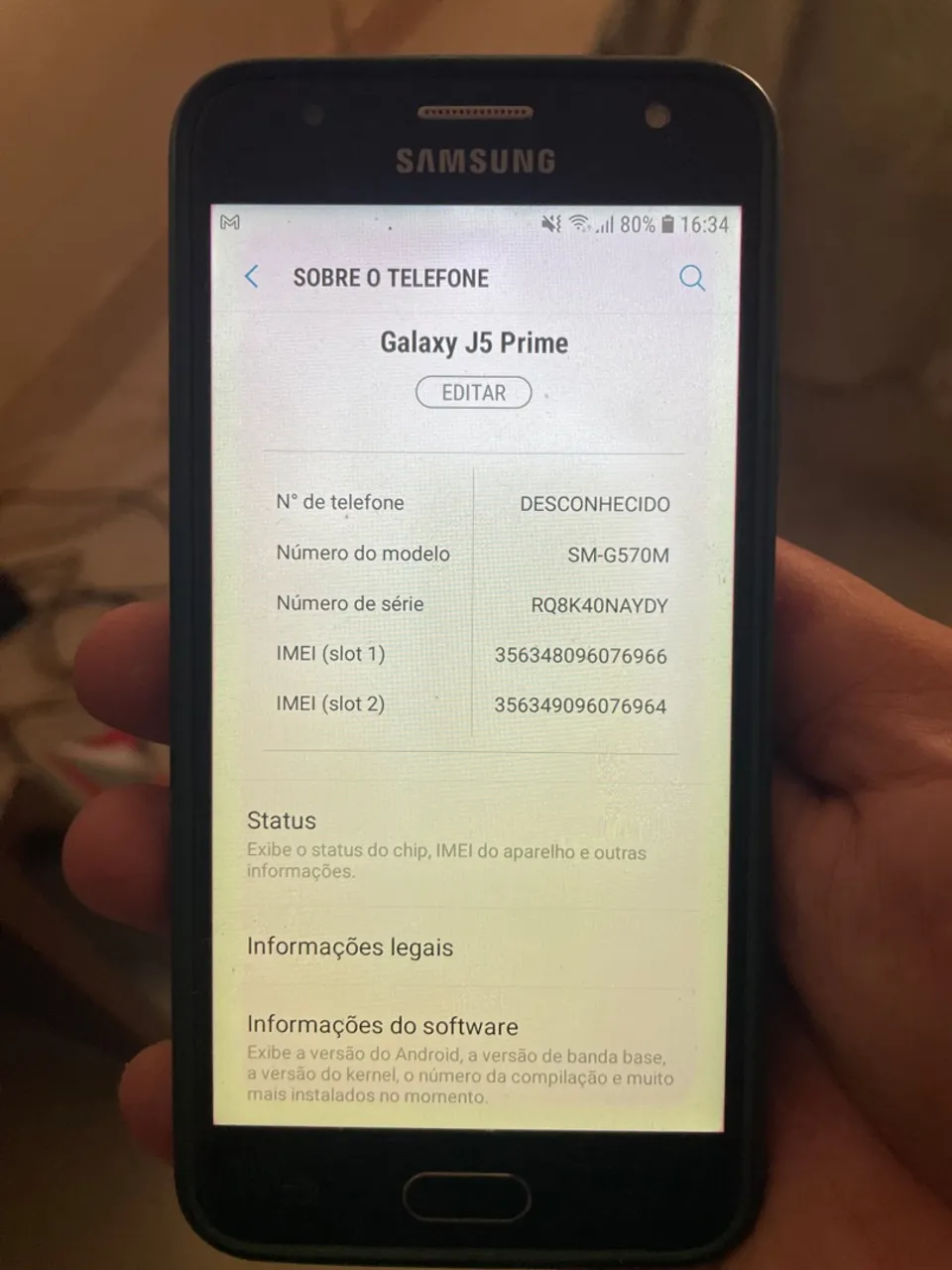 Vendo Samsung J5 Prime