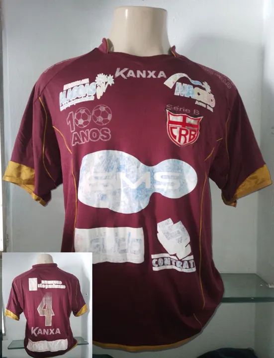 Camisa oficial do CRB-AL centenário de jogo.