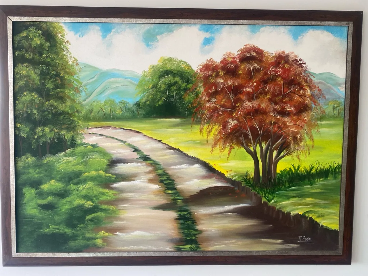 Quadro Paisagem com Caminho (1,10x80cm)