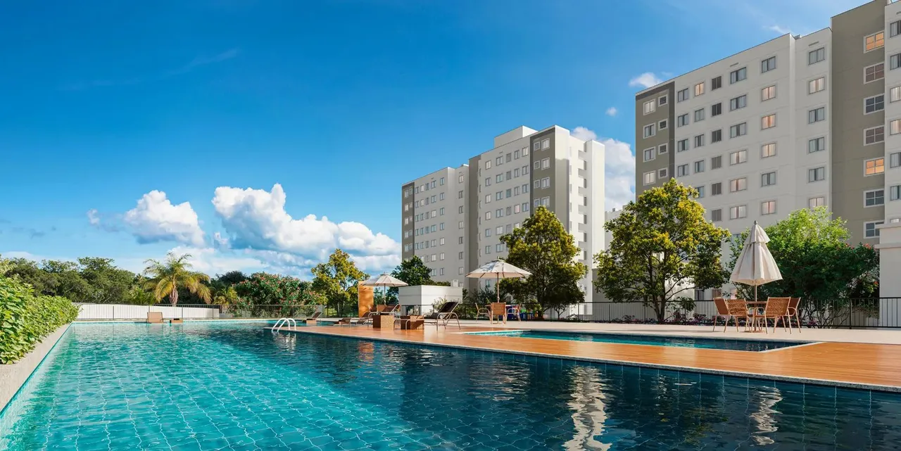 Seu Apê na Planta 2 Quartos 43m² Parque Atalaia, Cuiabá