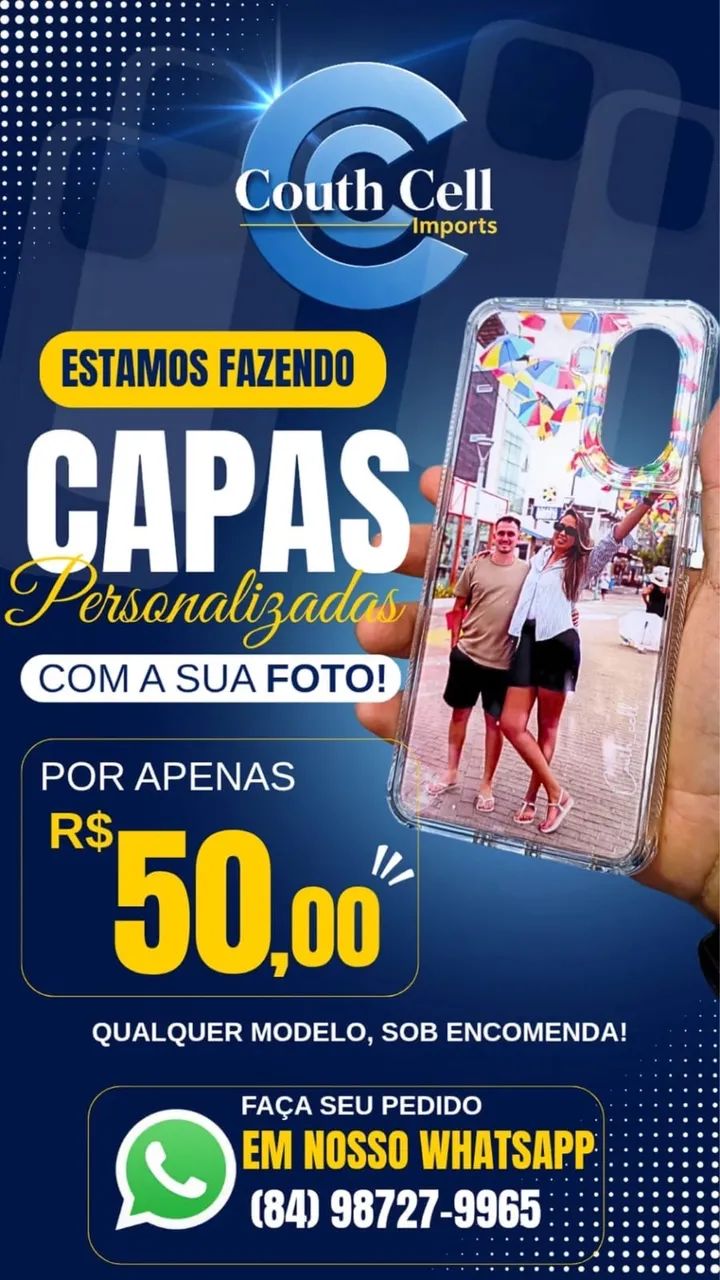 Capinhas personalizadas 