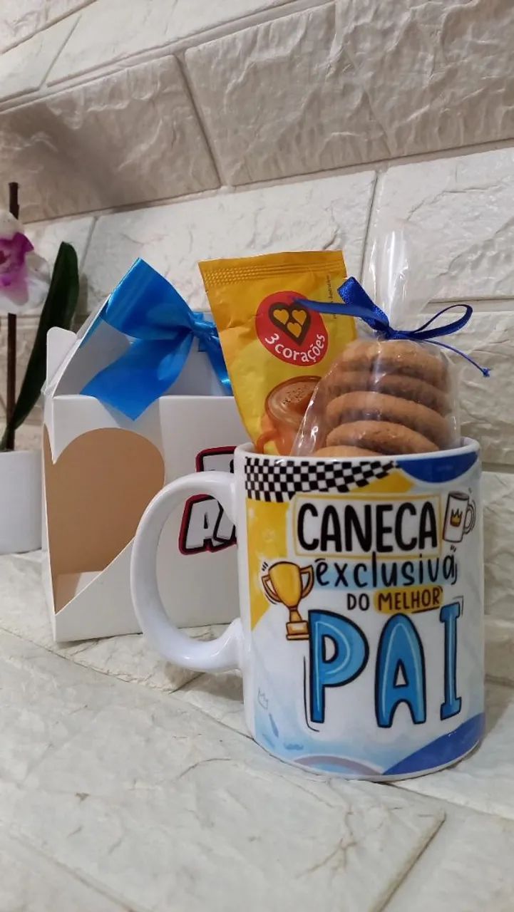 Caneca de porcelana para pai .