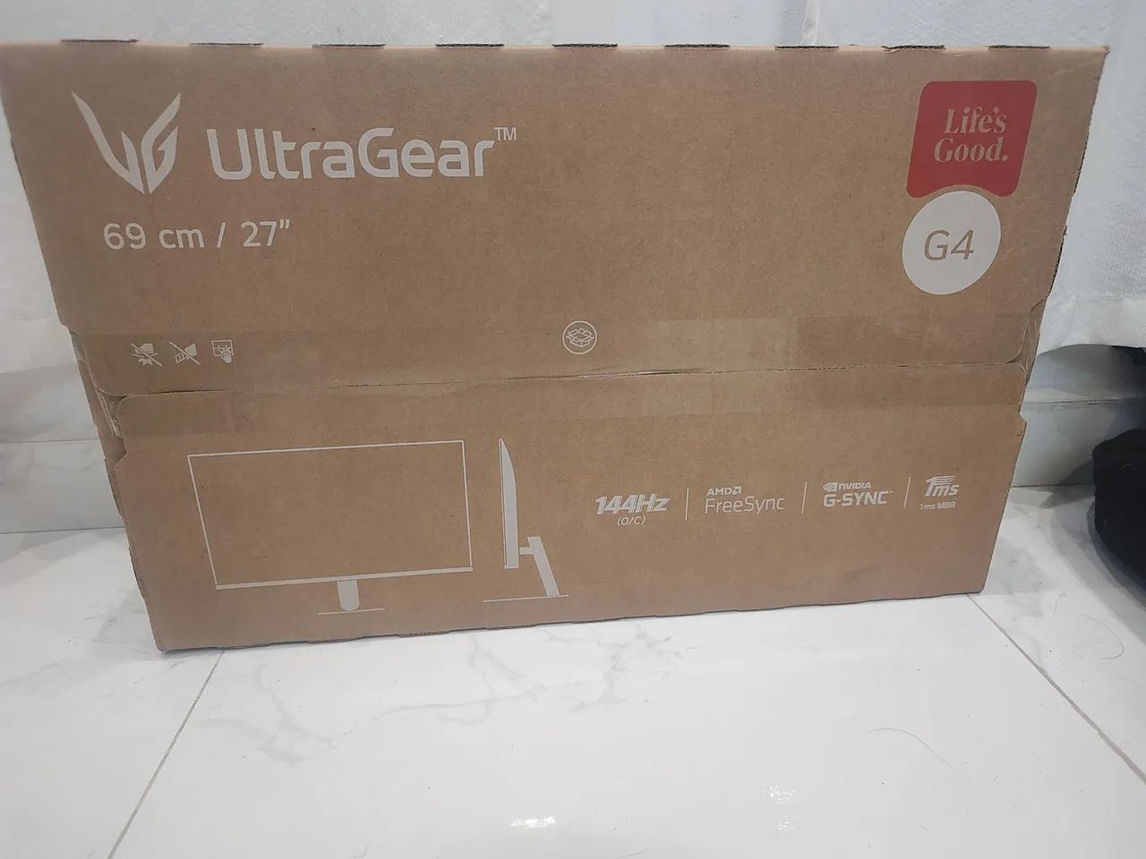 monitor gamer lg ultragear de 27 polegadas lacrado - Foto 2