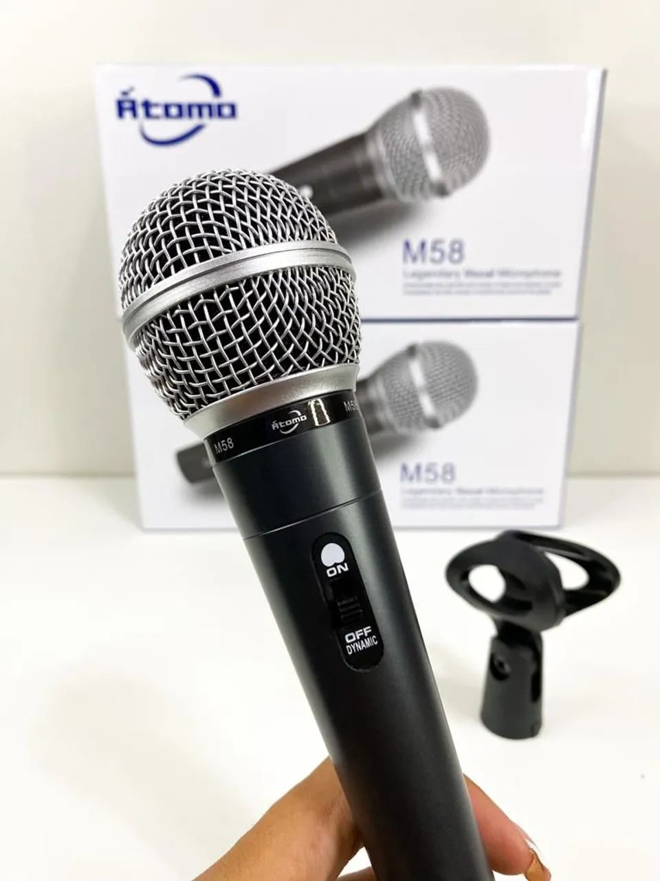 Microfone Com Fio M-58 Profissional - Foto 3