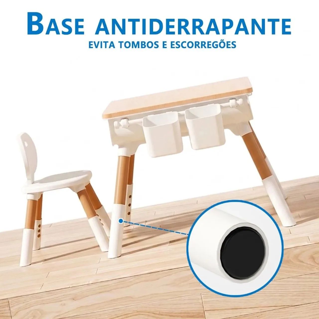Mesa e Cadeira Infantil com Regulagem - Foto 4