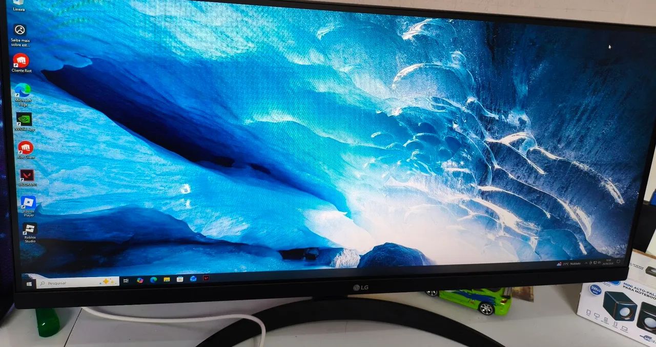 Monitor gamer LG entre 24 e 28 polegadas quase 4 meses de uso  - Foto 5