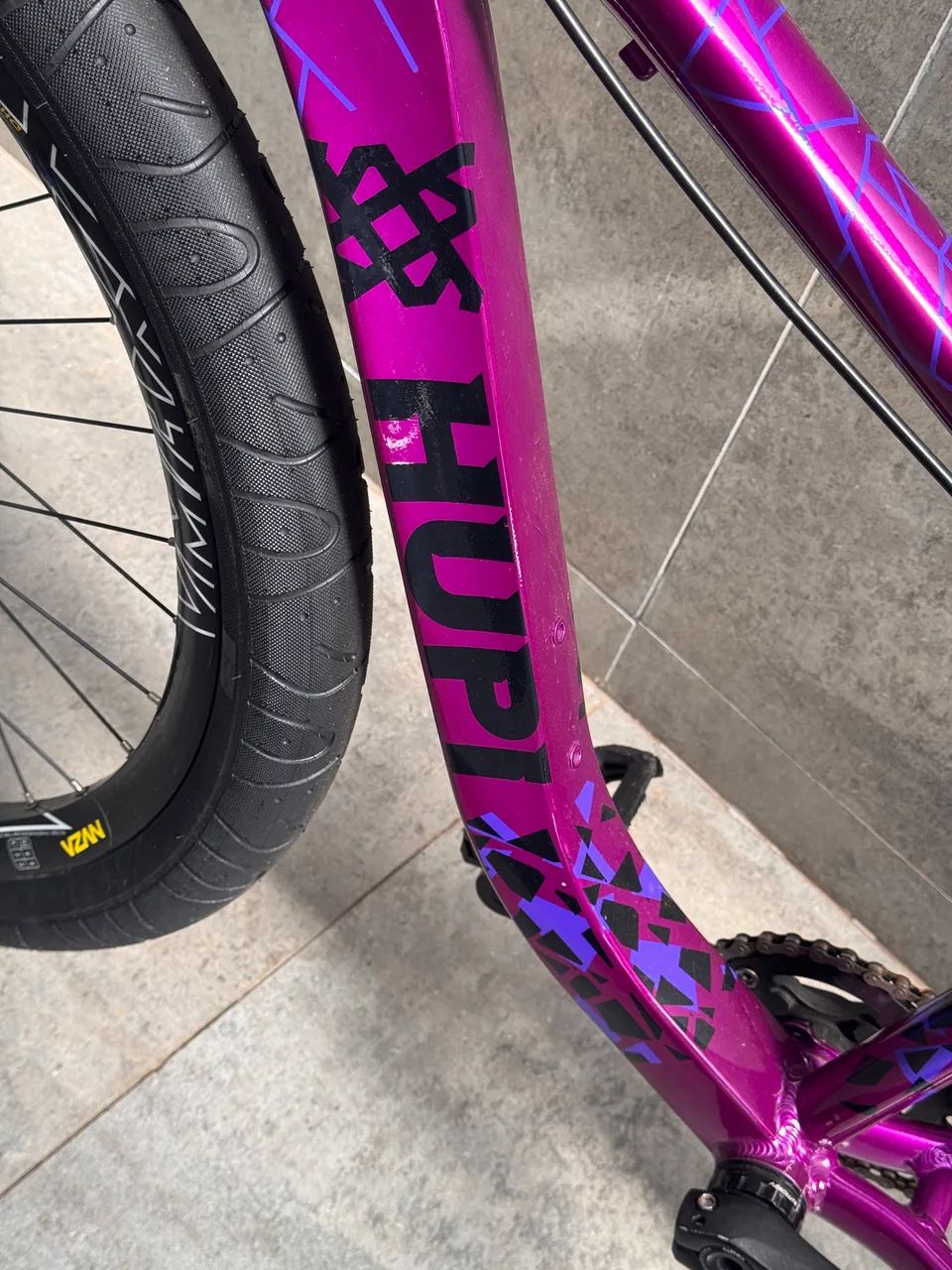 Bicicleta Hupi roxa 2025 - Foto 5
