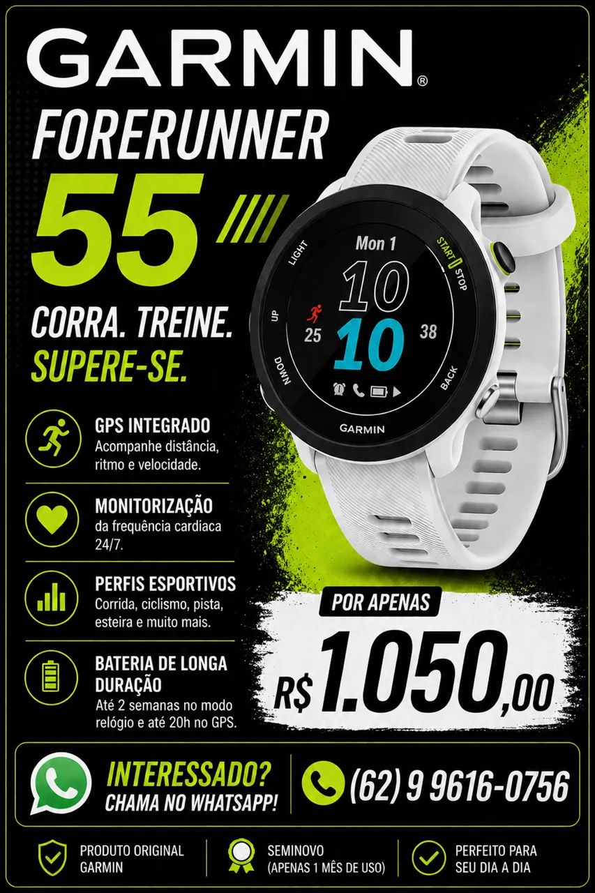 Relógio Garmin Forerunner 55