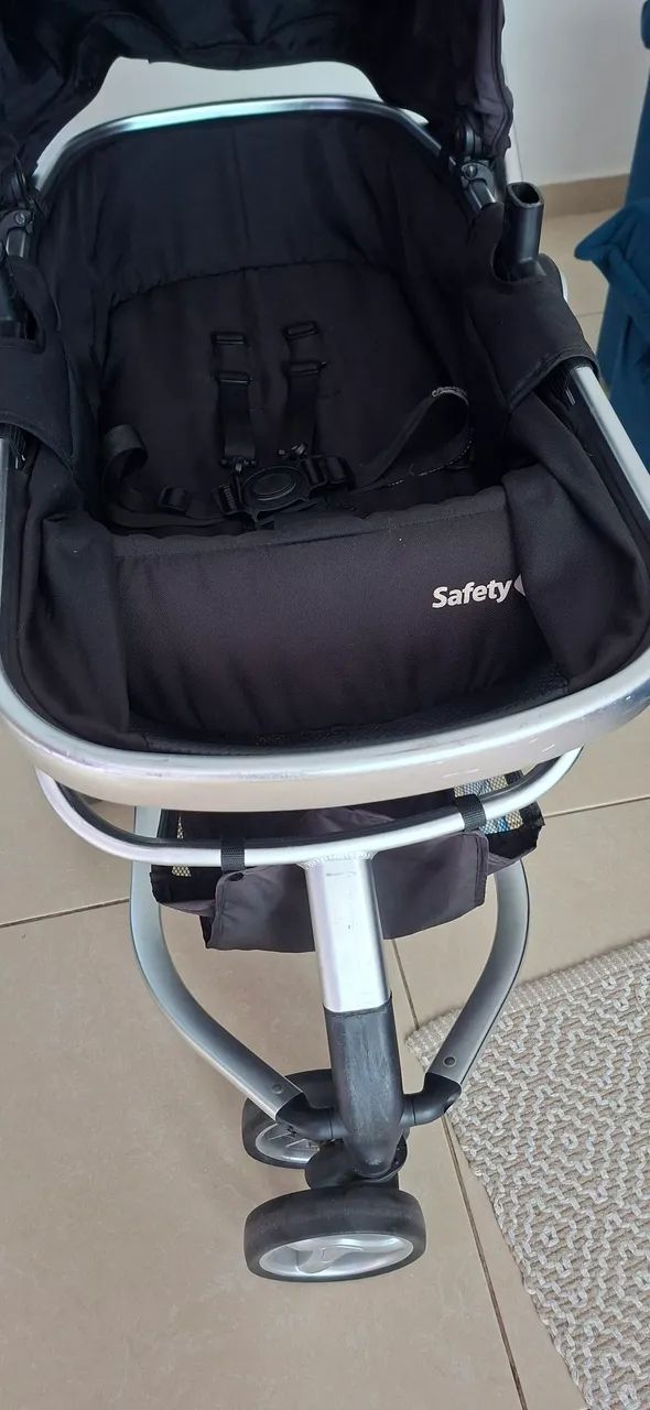 Carrinho de bebê Safety mobi + bebê conforto - Foto 2