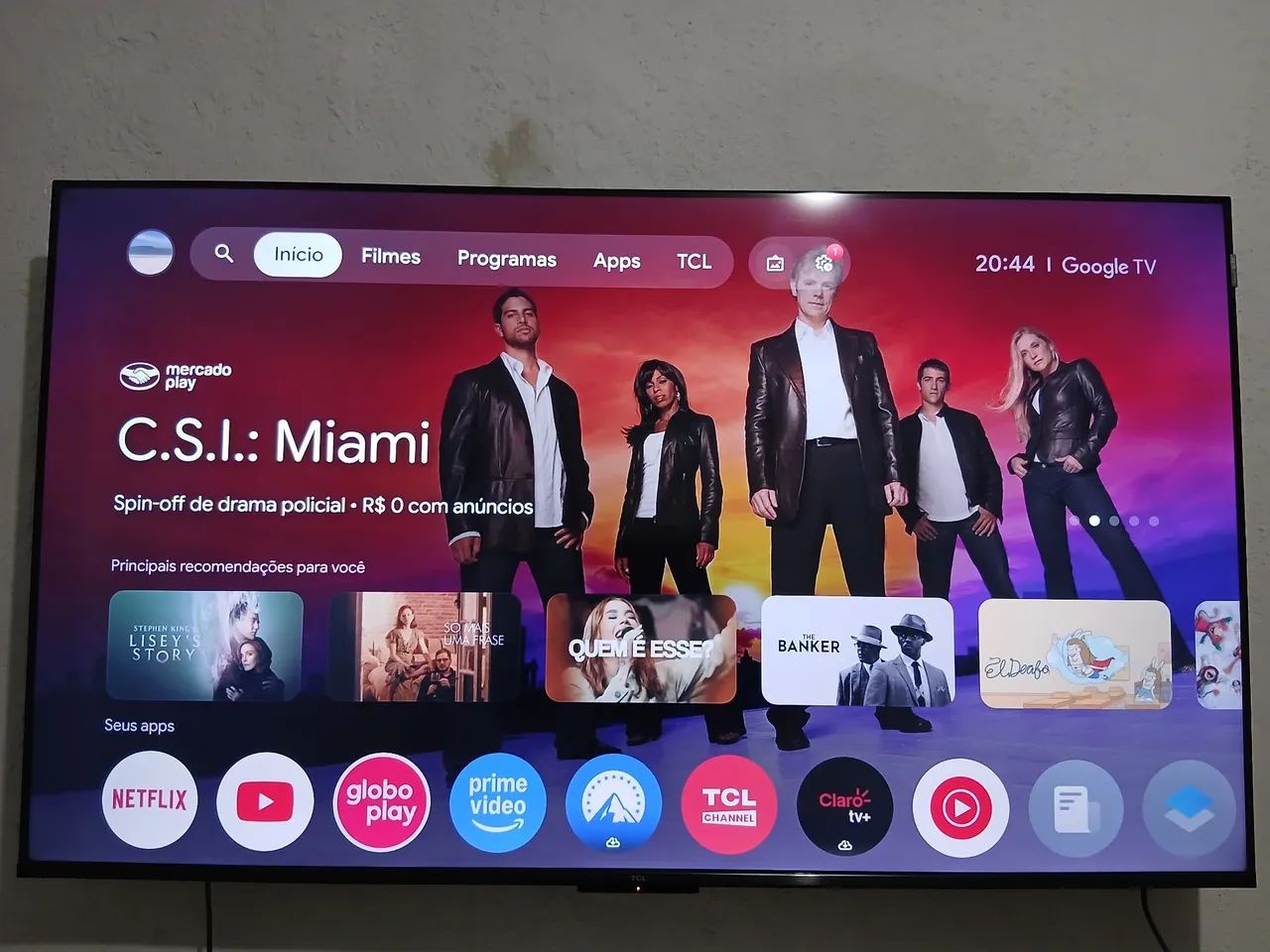 TV 50 polegadas QLED 4k