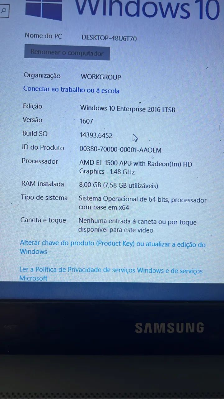 Notebook samsung para estudar ou trabalhar  - Foto 2