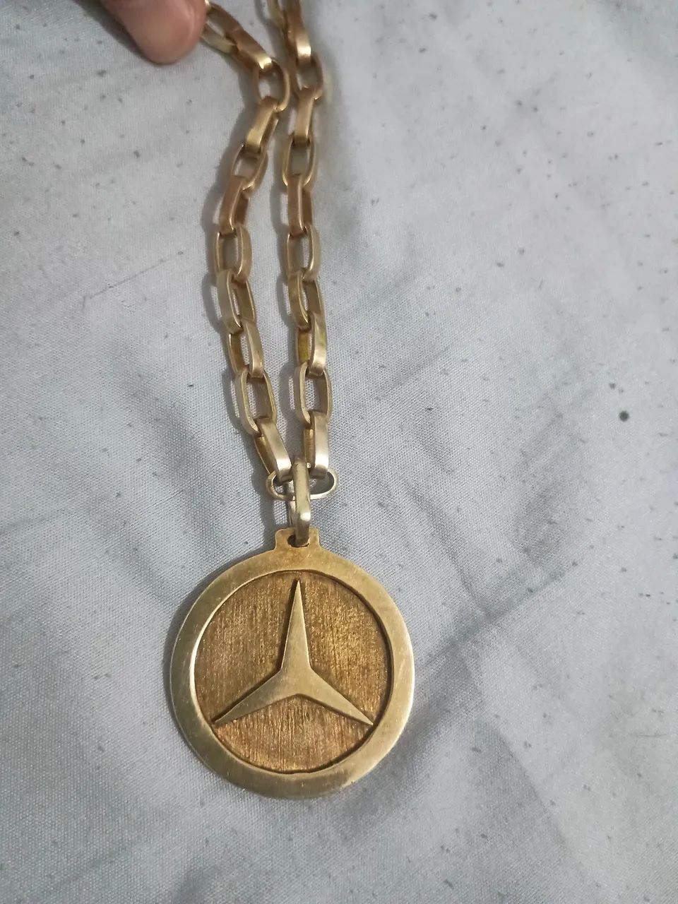 Vendo cordão prata com banho de ouro  - Foto 3