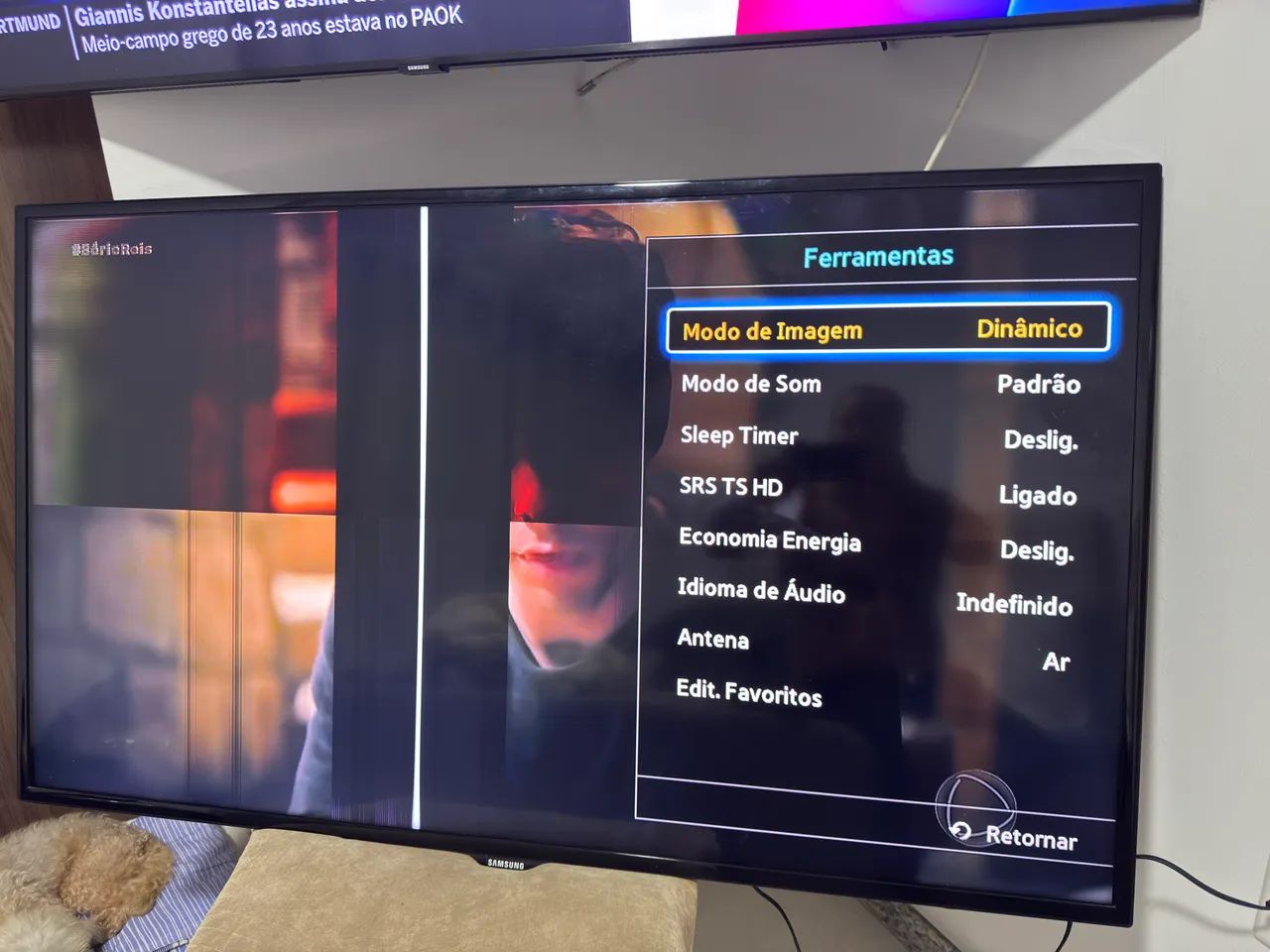 Televisor Samsung 55 polegadas listas tela - Foto 4