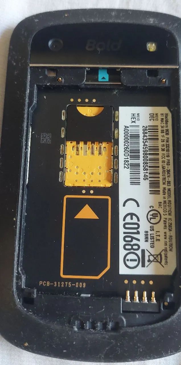 blackberry bold 9930 smartphone celular Blackberry sprint com case  e carregador  - Foto 5