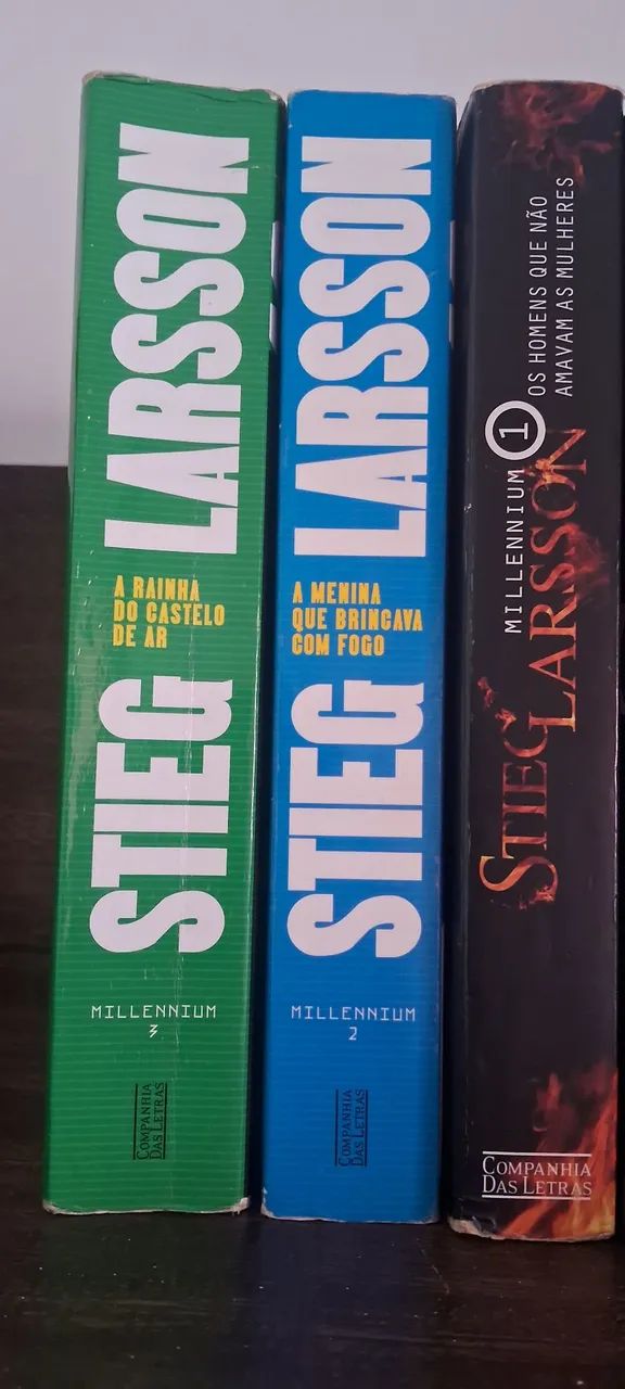 Livros trilogia Milenium 