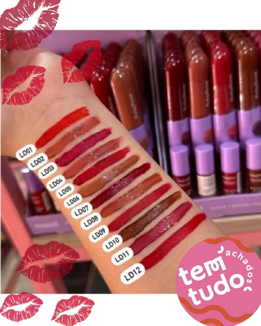 Batom Duo Gloss Ruby Rose - Foto 3