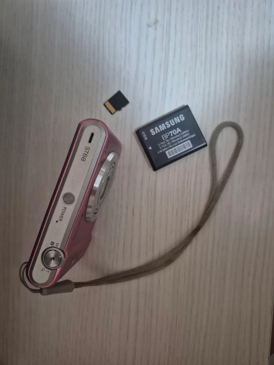 Câmera Samsung St68 rosa - Foto 3