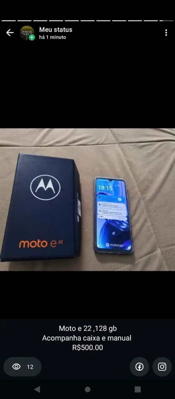 Vendo moto E22