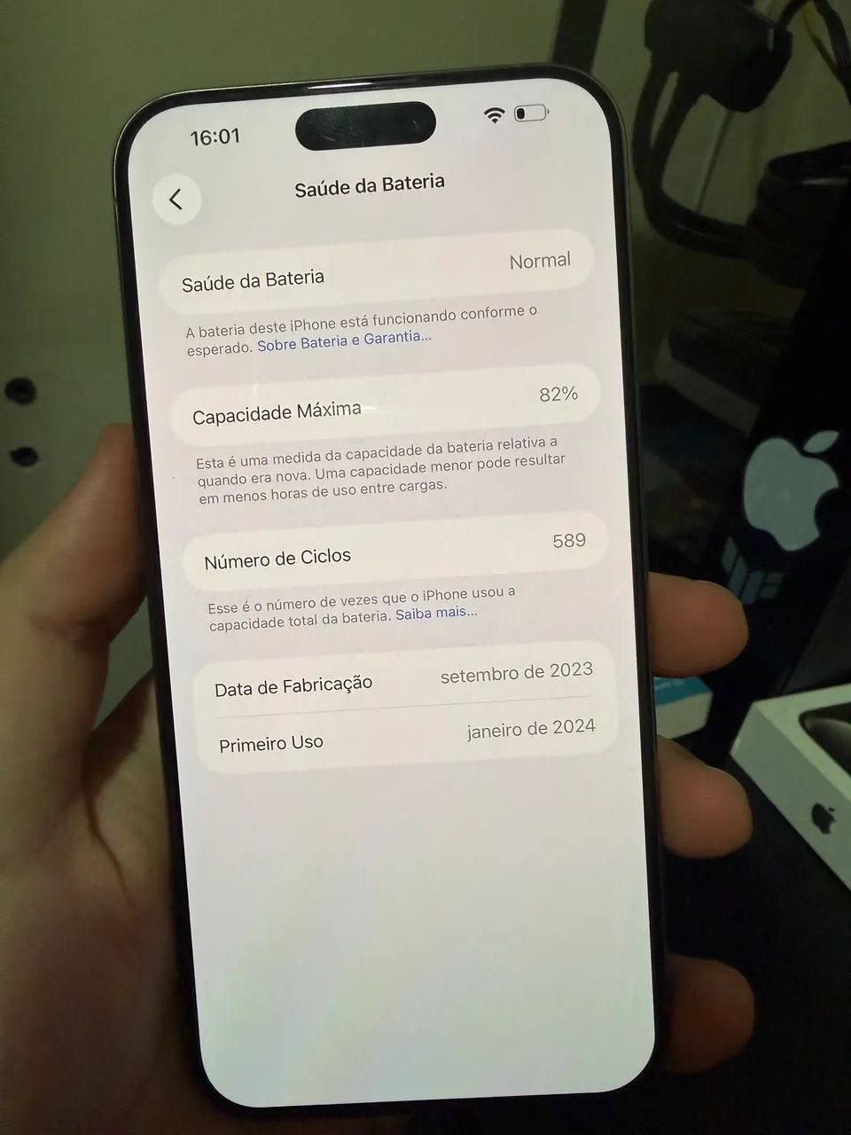 iPhone 15 Pro Max 256GB - Titanium Natural - Foto 3