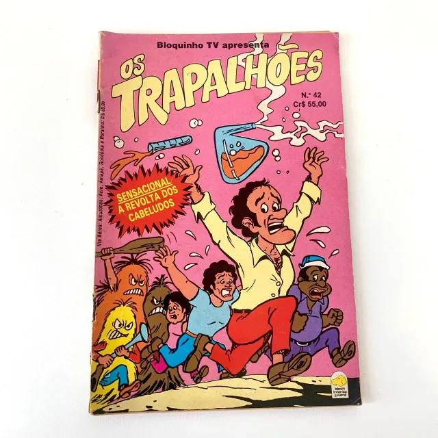 Gibi os Trapalhões 76 - Bloch 1980 - Sátira He-man Poseidon Humor