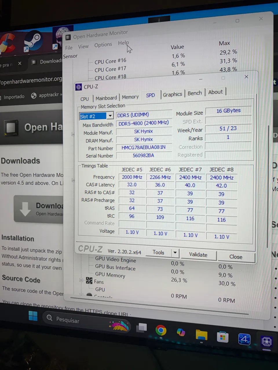 Memória RAM Ddr 5 - Foto 2